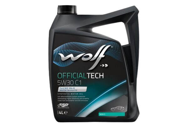 Моторное масло Wolf OfficialTech 5W-30 C1, 4л  (WOLF: 656054)